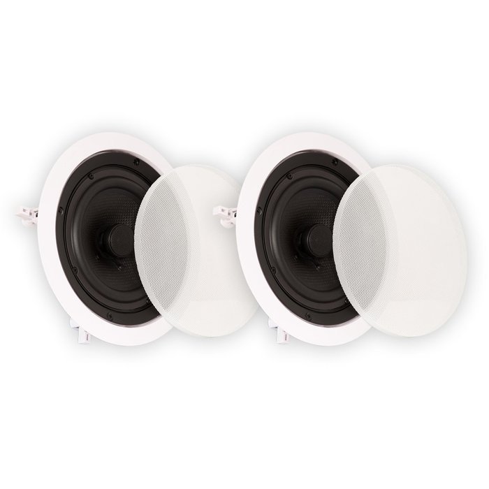 Theater Solutions TS65C 6.5-Inch Kevlar In Ceiling Speakers (White)