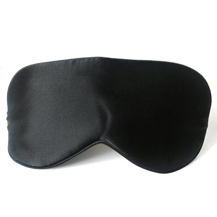 Fomatrade Natural Mulberry Silk Mask, Reversible Sleep Silk Blinder Eyeshade for Travel, Relaxing, Flight, Shift... N4