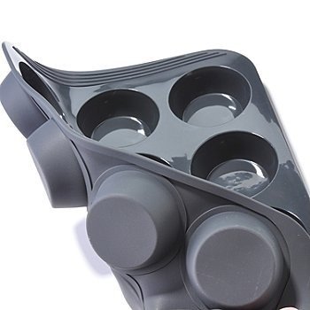 Chefs Toolbox Flexible Silicone Non Stick 12 Cup Muffin Cupcake Pan N2