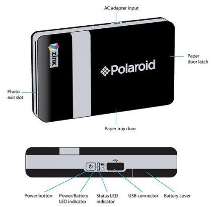 Polaroid CZA-20011B PoGo Instant Mobile Printer (Bulk Packaging)