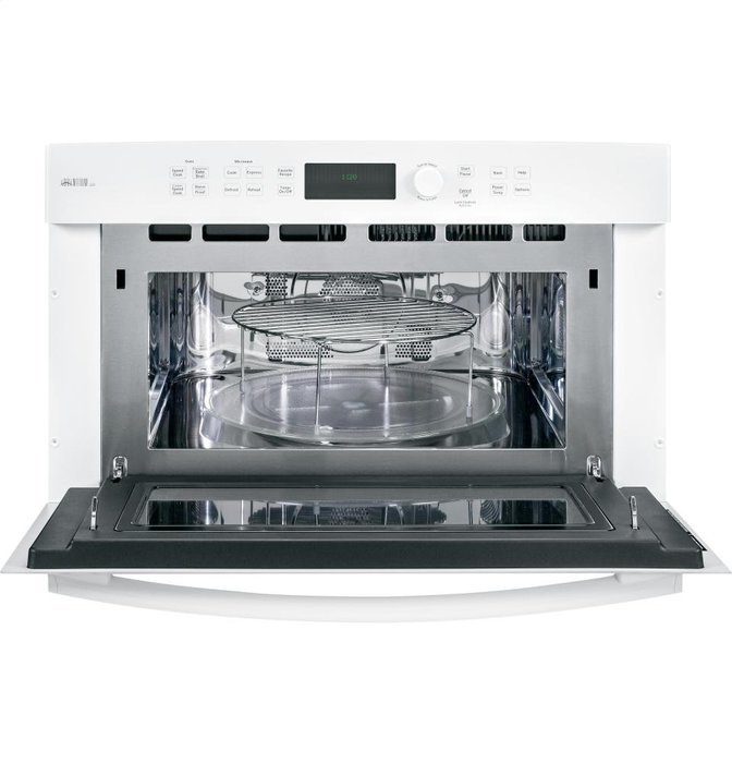 GE PSB9120DFWW Profile Advantium 30" White Electric Single Wall Oven - Convection N3