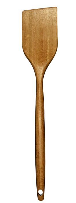 Totally Bamboo Slotted Spoon, 100% Bamboo Kitchen Utensil, 14" long N2