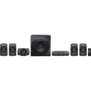 Logitech Z906 5.1 Speaker System - 500 W RMS - DTS, Dolby Digital, 3D Sound - iPod Supported - 980-000467