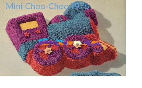 Wilton Mini Cake Pan: Choo-Choo Train - Small (508-493, 1976) N2