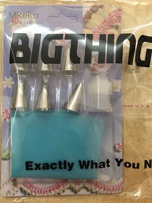 BIGTHING Cake Cupcake Decorating Tips Kits Professional Stainless Steel Icing Baking Tip Set Tools Reusable 12in...