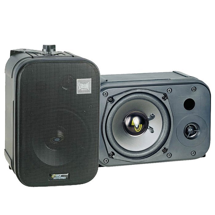 Pyle PDMN48 5'' Two-Way Bass Reflex Mini-Monitor and Bookshelf/wall mount Speakers
