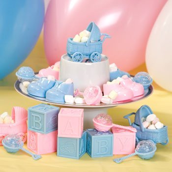 Girl Baby Shower Decorative accents, great for centerpieces, cake toppers and more! (PINK ONLY) N2