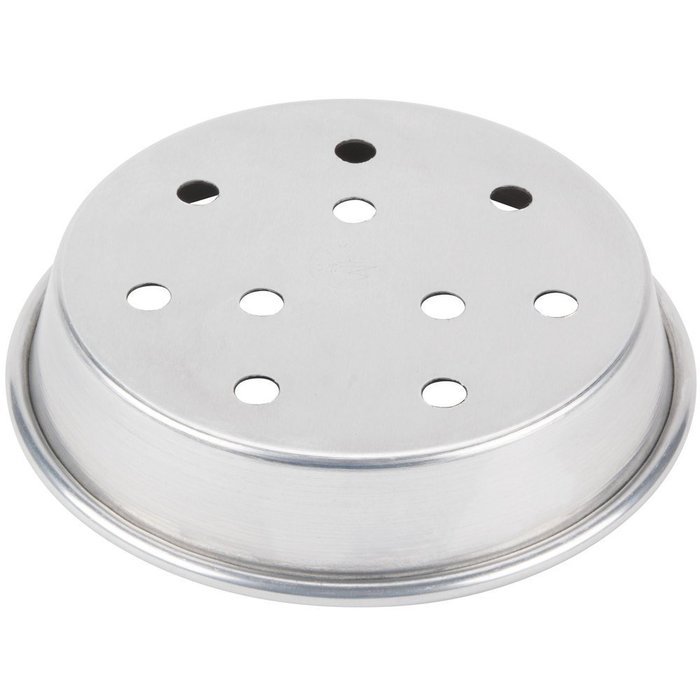 American Metalcraft A90671.5P 6" x 1 1/2" Perforated Standard Weight Aluminum Tapered / Nesting Pizza Pan