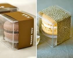 25 Sets of Clear Macaron Boxes for 2 Macarons ($1.00 Per Set of Macaron Box) N4