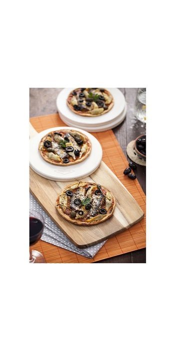 8" Pizza Stone for Grill (Set of 4) N3