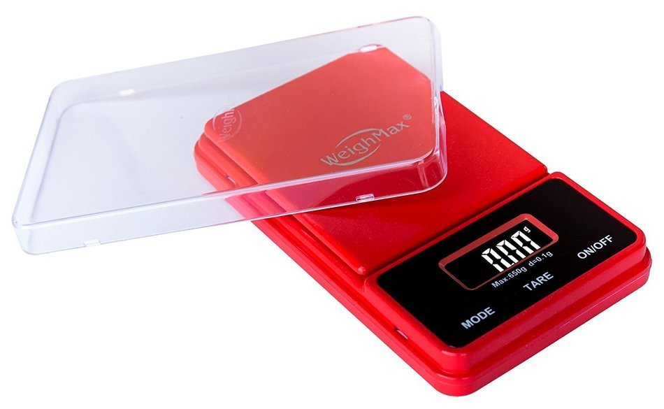 Weighmax NJ650-Red Dream Series Digital Pocket Scale, 650 by 0.1 g, Red N3