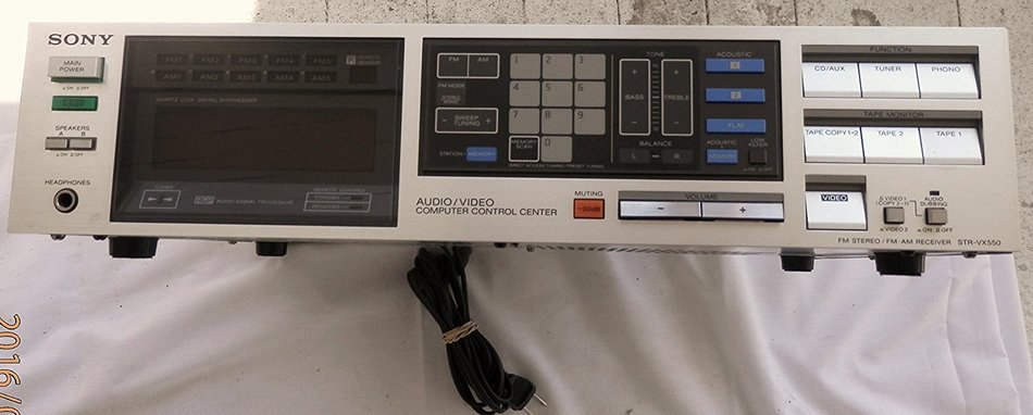 Sony Model No STR-VX550 FM Stereo/FM-AM Receiver N3
