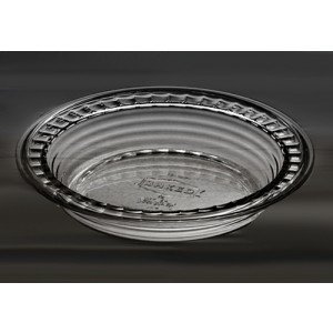 Pie Plate - 9&frac12;" - Glass - Deep - Wide Rim