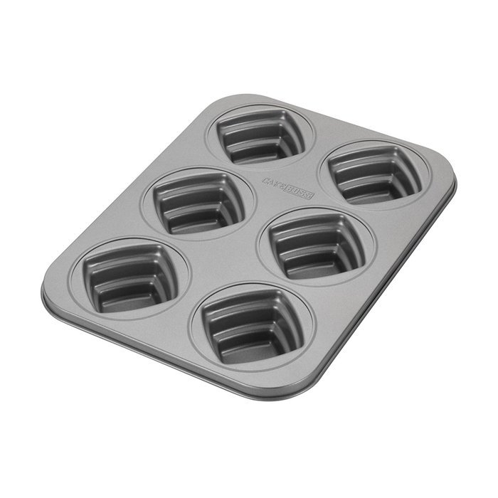 Cake Boss Specialty Nonstick Bakeware 2-Piece Round and Square Mini Stacked Cakelette Pan N8