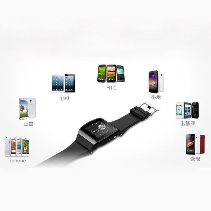 RioRand&reg; 1.55" Pro Bluetooth Smart Wrist Watch Phone For Android iPhone Samsung HTC N4