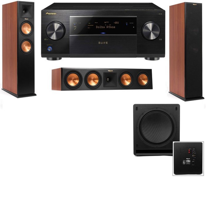 Klipsch RP-260F Tower Speakers CH-RP-450C-SW-112-3.1-Pioneer Elite SC-85