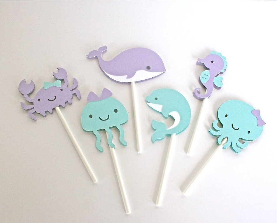 Under the Sea Cupcake Toppers N2