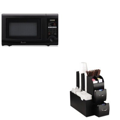 KITAVAMO7192TBEMSCAD01BLK - Value Kit - Avanti 0.7 Cubic Foot Capacity Microwave Oven (AVAMO7192TB) and Ems Mind...