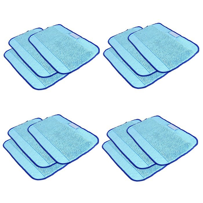 SHP-ZONE Microfiber 12-Pack, Pro-Clean Mopping Cloths for Braava Floor Mopping Robot 380 380T