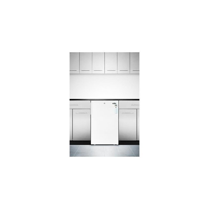 Summit FS407LBI7PLUSADA: ADA compliant 20" wide commercial all-freezer for built-in use, manual defrost with a...