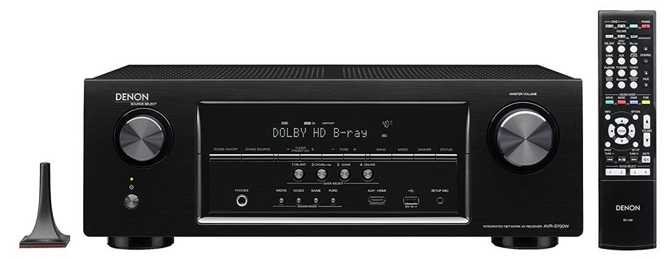 Denon AVR-S700W 7.2-Channel Network AV Receiver with Bluetooth and Wi-Fi (Discontinued by Manufacturer) N2