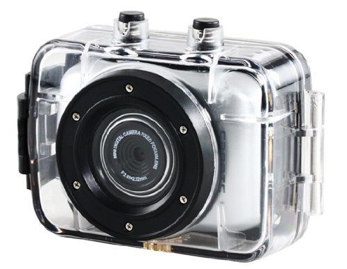 ADMOMON MDB130B-1 0.3MP CMOS 1.77" LCD Screen HD720P Mini Waterproof Digital Camera Action Camcorder with 4x Digital... N3