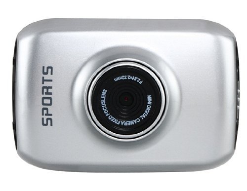 ADMOMON MDB130B-1 0.3MP CMOS 1.77" LCD Screen HD720P Mini Waterproof Digital Camera Action Camcorder with 4x Digital... N4