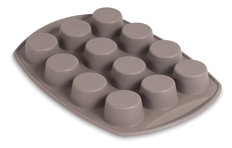 Internet&rsquo;s Best Silicone Cake Mold | 12 Cup | Cupcake Tray | Cake Baking Mold | BPA Free | Dishwasher Safe N4