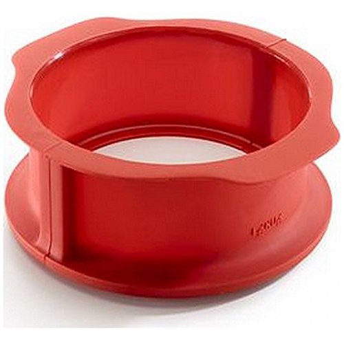 Lekue Silicone Springform Cake Pan - 6" Round Red