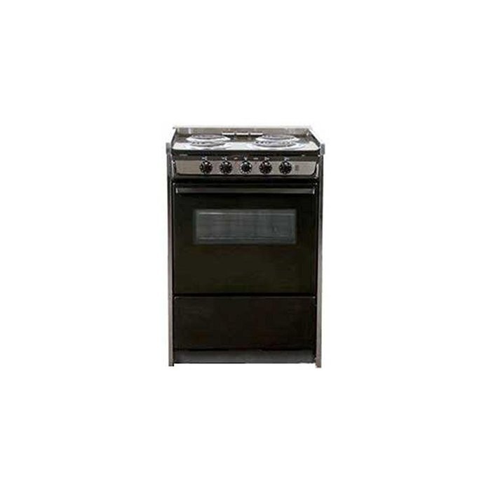 Summit TEM619RW Professional 24" Black Electric Slide-In Coil Range