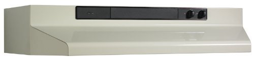 Broan 463001 Under-Cabinet Range Hood with Infinitely Adjustable Speed Control, 30-Inch, White N5