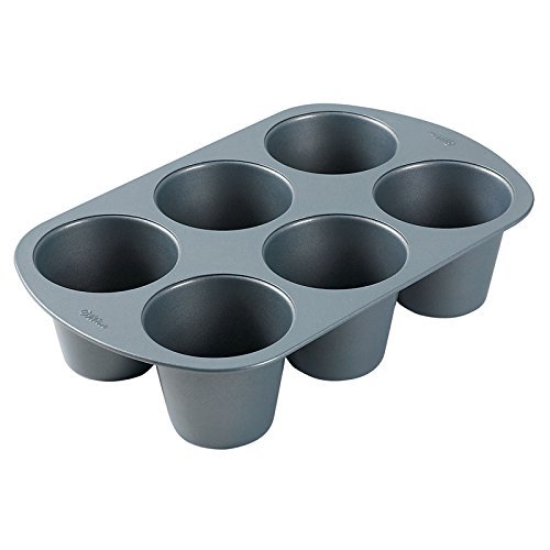 Wilton 6-Cup Kingsize Muffin Pan, 3.25 by 3-Inch N3