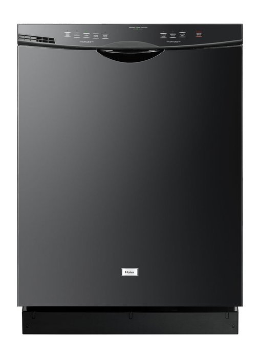 Haier DWL2825DDBB Energy Star Rated Dishwasher, Black