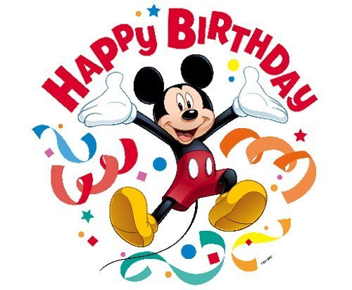 Mickey Mouse Clubhouse Streamers Edible Cake Topper Decoration Sheet Measures 8.5x10.5 Inchs N2