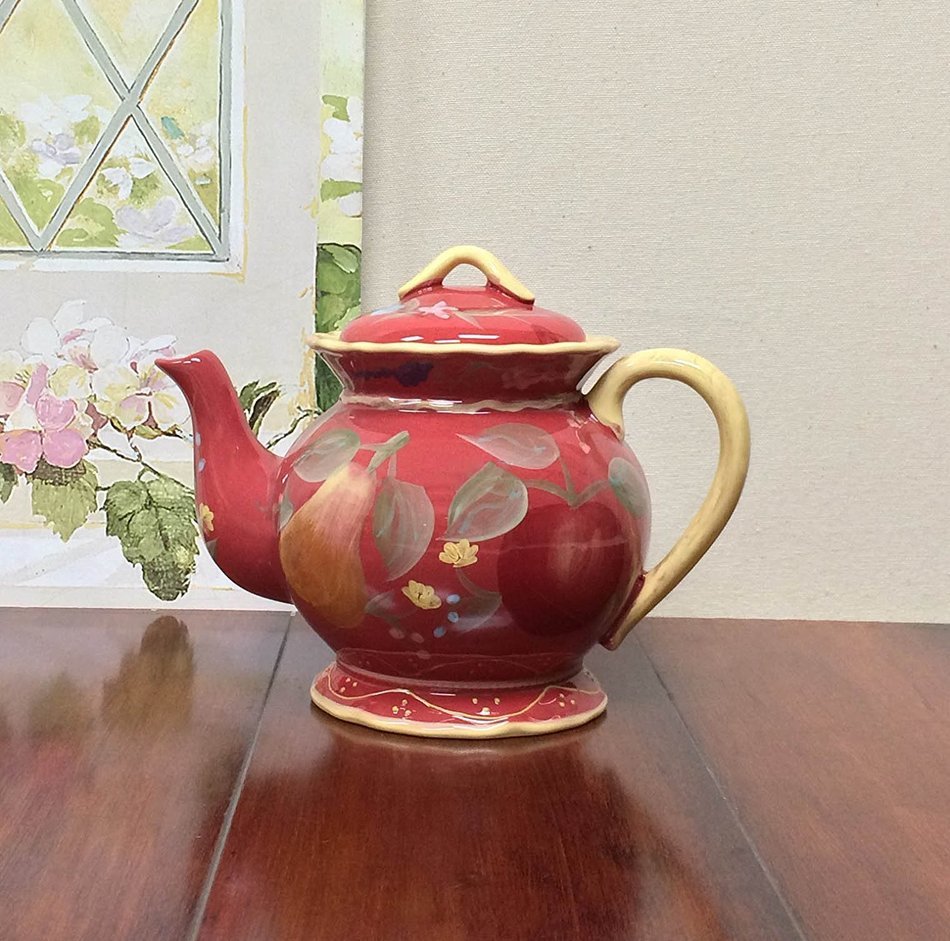 Red Orchard Ceramic 3-Piece Bowl Set, 8-3/8"W, 82769 by ACK N18