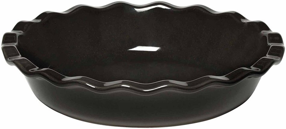 Emile Henry Charcoal Pie Dish 9