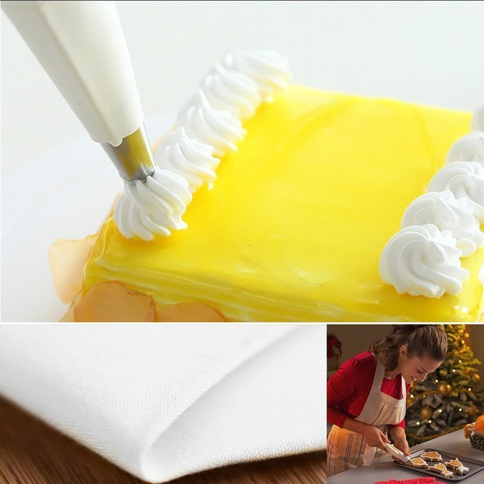 ilauke Thickened 100PCS Pastry Bags Disposable for Cake / Cupcake Decorating Piping Icing Bags N6