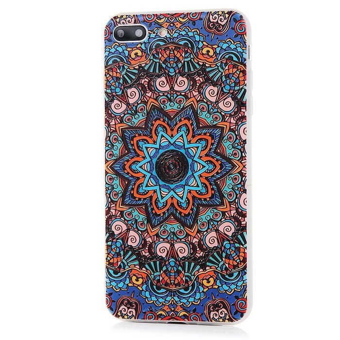 Badalink iPhone 7 Plus 3D Basso-relievo Case (5.5") Shockproof Drop Protection TPU Flexible Easy Grip Bumper Slim... N44