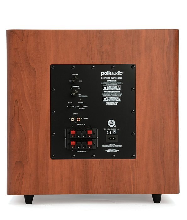 Polk Audio PSW125 12-Inch Powered Subwoofer - Cherry (Certified Refurbished) N3