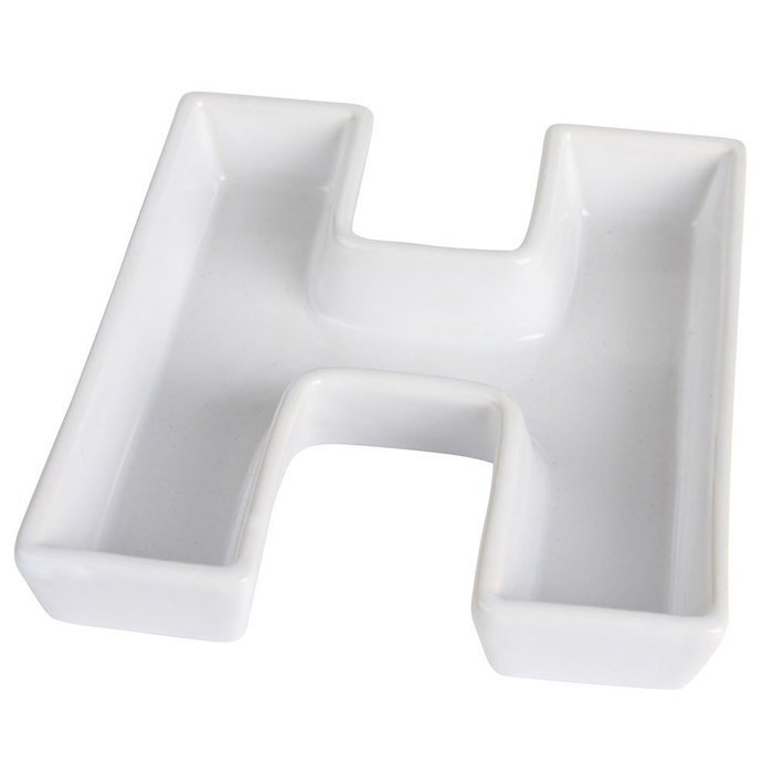 Ivy Lane Design Ceramic Greek Alphabet Dish, Eta