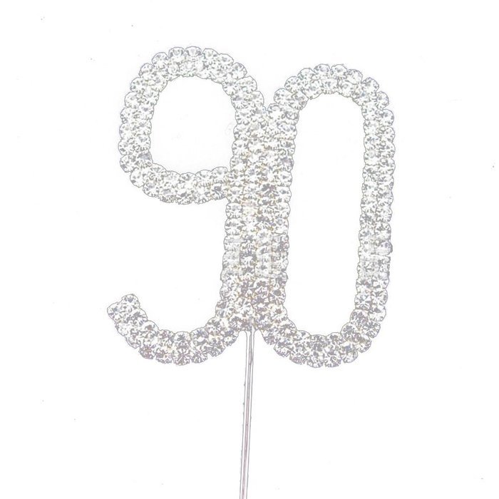 Hundred Decorative Rhinestone Cake Topper N9