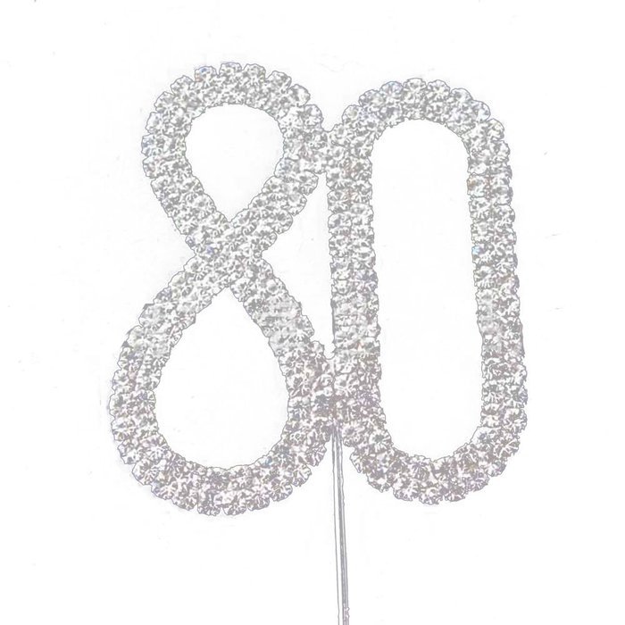 Hundred Decorative Rhinestone Cake Topper N12