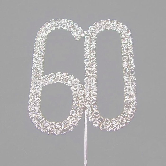 Hundred Decorative Rhinestone Cake Topper N13
