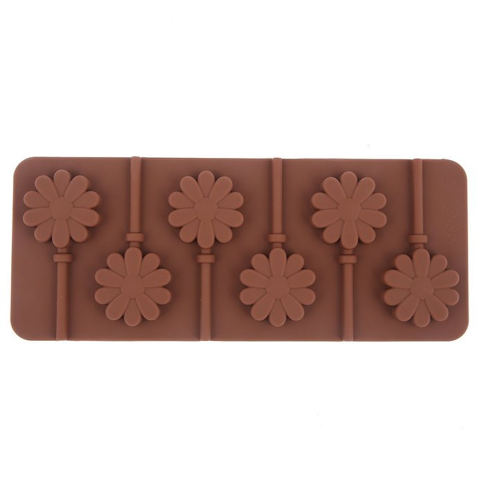 Crazy Egg Silicone Hard Candy Lollipop Molds with Sticks DIY 3d Chocolate Fondant Mould for Cake Decorations (... N5