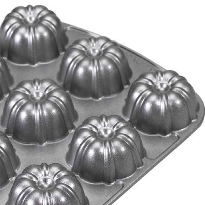 Nordic Ware - Food Service 52057W Aluminum 12 Cavity Bundt Cupcake Pan N2
