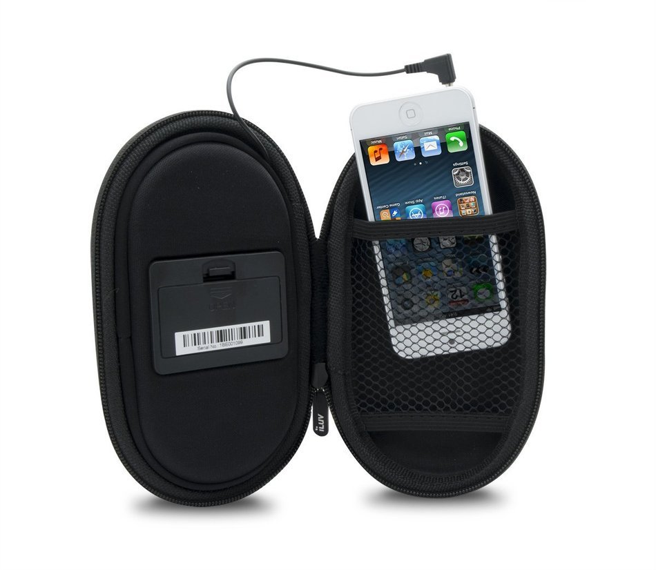 iLuv Smashbox Pro 3.5mm Aux Portable Speaker Case with Built in Hands Free Calling for Smartphones (iPhone 6,...