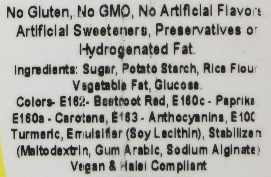 Marshalls Creek Spices All Natural Vegan Cake Decorations, Sprinkles, Rainbow Alphabet, 16 Ounce N71
