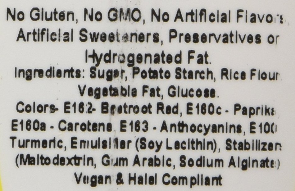 Marshalls Creek Spices All Natural Vegan Cake Decorations, Sprinkles, Rainbow Alphabet, 16 Ounce N72