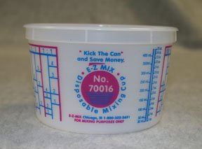 E-Z Mix EMX-70016L 1-Pint Plastic Mixing Cup Lids, Box Of 100