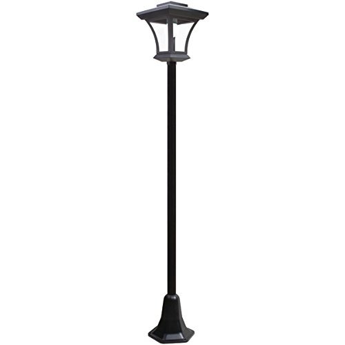New RETHINK 155022 Solar Outdoor LED Post Light